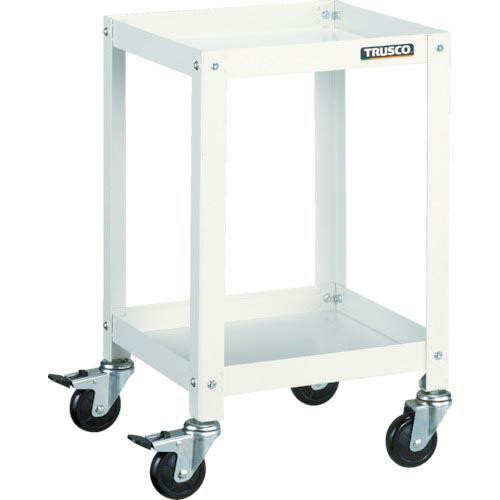 TRUSCO ツールワゴン ラビットワゴン 360X360 ゴム車輪 ホワイト ( RBW-632 ...