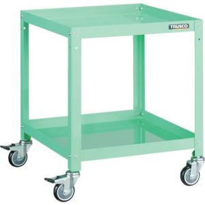 TRUSCO ツールワゴン ラビットワゴン 500X500 ウレタン車輪 ヤンググリーン ( RBW-652U YG ) トラスコ中山(株)｜orangetool