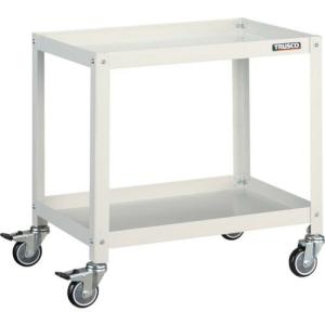 TRUSCO ツールワゴン ラビットワゴン 600X400 ウレタン車輪 ホワイト ( RBW-662U W ) トラスコ中山(株)｜orangetool