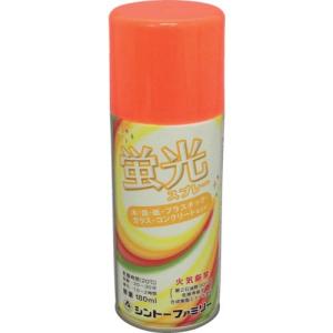 シントー 蛍光スプレー レッド 180ML ( 1-04 ) シントーファミリー(株)｜orangetool