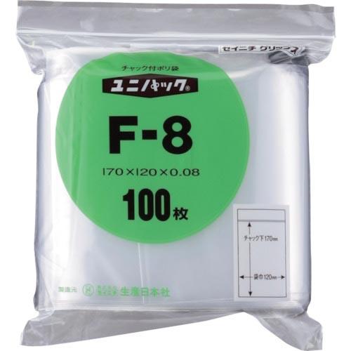 セイニチ チャック付ポリ袋 ユニパック(厚手)  透明 縦170×横120×厚さ0.08mm 100...