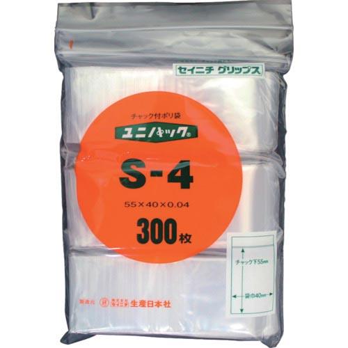 セイニチ チャック付ポリ袋 ユニパック  透明 縦55×横40×厚さ0.04mm 300枚入 ( S...