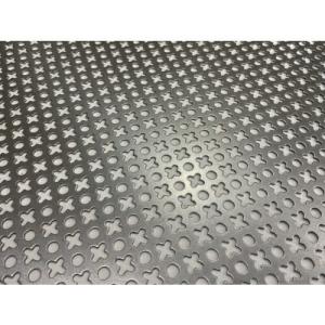 TRUSCO 鉄パンチングメタル1.6t 〇+  450X450 ( SPCC1.6-450X450 ) トラスコ中山(株)｜orangetool