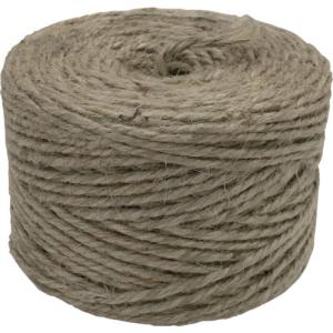 【SALE価格】ユタカメイク 荷造り紐 ジュート麻 14番 3本撚×55m 100g ( M-126  (55M) ) (株)ユタカメイク｜orangetool