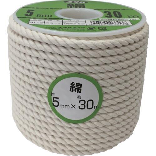 ユタカメイク ロープ 綿ロープボビン巻 5φ×30m ( RC-3 (ボビンマキ) ) (株)ユタカ...