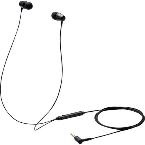 ELECOM 子ども用イヤホン インナーイヤー型 高耐久 ミュートスイッチ付 両耳 4極3.5mm ...