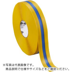 IWATA 屋内用ラインテープ ラインプロ (黄/青ライン)50×30M ( LP1730 )｜orangetool