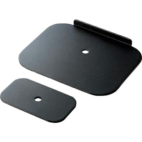 ELECOM ディスプレイアーム補強プレート クランプ式グロメット式対応 保護シート付 ブラック (...