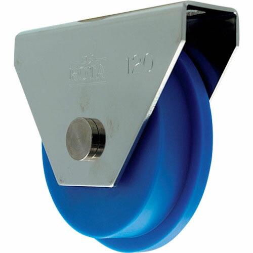 ヨコヅナ ロタ・MC防音重量戸車 120mm トロ車型 ( WMS-1207 ) (株)ヨコヅナ