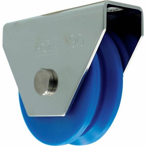 ヨコヅナ ロタ・MC防音重量戸車 90mm V型 ( WMS-0905 ) (株)ヨコヅナ