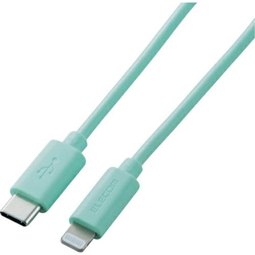 ELECOM USB C-Lightningケーブル 1.0m グリーン ( U2C-APCL10G...