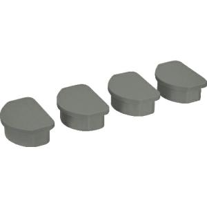 【SALE価格】TRUSCO プラ棚用 コーナーキャップセット 4個入 アーセナルグレー ( TPT-CK-DG ) トラスコ中山(株)｜orangetool