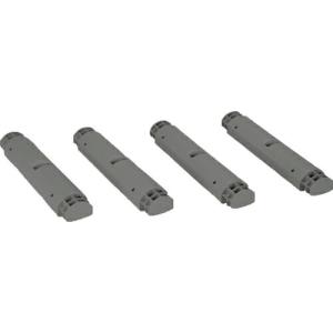 【SALE価格】TRUSCO プラ棚用 脚のみ4本セット 高さ372mm用 アーセナルグレー ( TPT-372K-DG ) トラスコ中山(株)｜orangetool