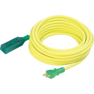 NICHIDO 延長コード ストレート型トリプルランプ付 100V 2芯 10m ( LS2-10 ) 日動工業(株)｜orangetool