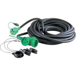 NICHIDO アース付防雨型延長コード10m ( PPTW-10E (トリプルポッキン) クロ ) 日動工業(株)｜orangetool