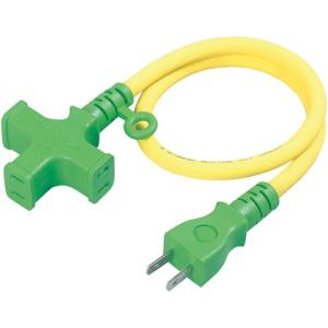 NICHIDO ショートタップ クロスタップ ソフト電線0.5m ( T2-0.5S ) 日動工業(株)｜orangetool