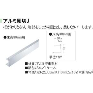 FUKUVI クリーンOAフロア アルミ見切30J(ピットTN30・TN30用)2本入  ( OAAL30 )｜orangetool