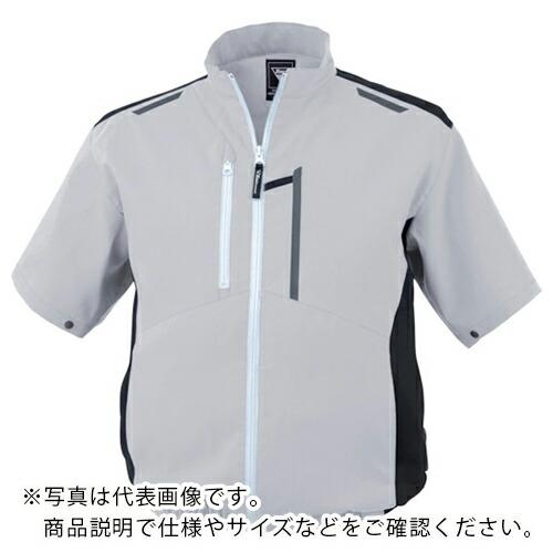 XEBEC 空調服制電半袖ブルゾン シルバーグレー (XE98027-22-LL)