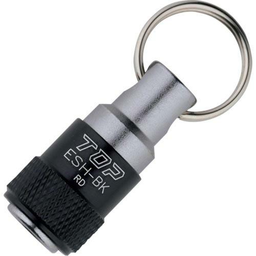 TOP 携帯用ソケットホルダー リング付 ブラック ( ESH-BK ) トップ工業(株)