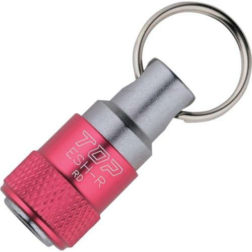 TOP 携帯用ソケットホルダー リング付 レッド ( ESH-R ) トップ工業(株)