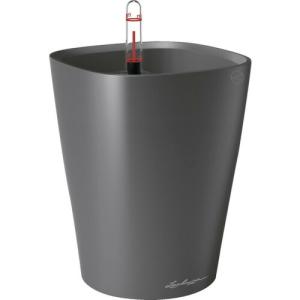 レチューザ 底面給水プランター デルティーニ 土容量1.2L チャコール ( 14903 ) geobra社｜orangetool