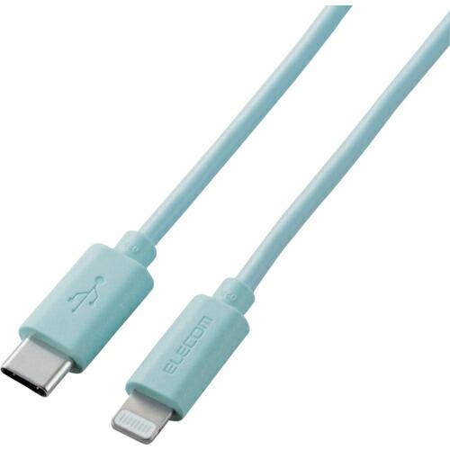 ELECOM USB C-Lightningケーブル 1.0m ブルー ( U2C-APCL10BU...