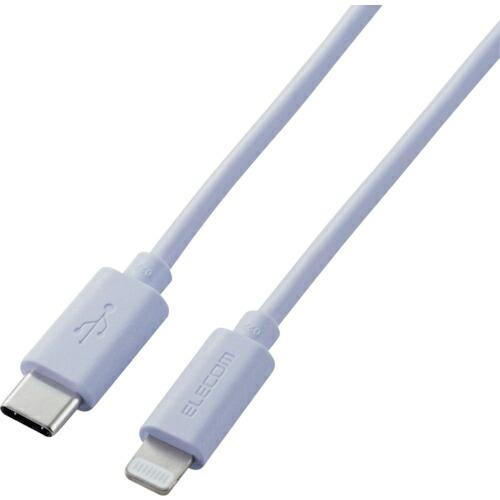 ELECOM USB C-Lightningケーブル 1.0m パープル ( U2C-APCL10P...