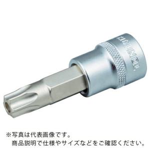 TONE ヘックスローブソケット トルクスソケット(いじり防止タイプ) T45 差込角9.5mm 先端寸法7.77mm ( 3TX-T45H ) TONE(株)｜orangetool