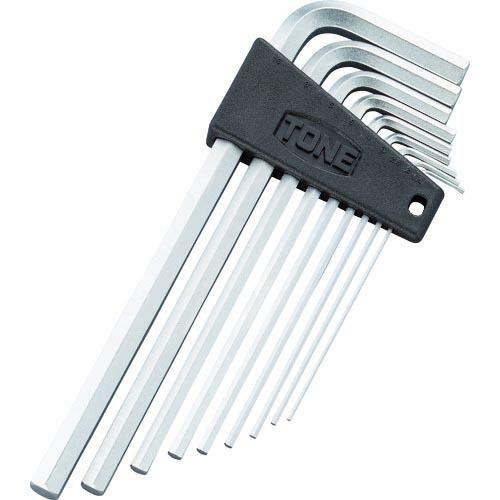 TONE ロング六角棒L形レンチセット 9pcs ( APL900 ) TONE(株)