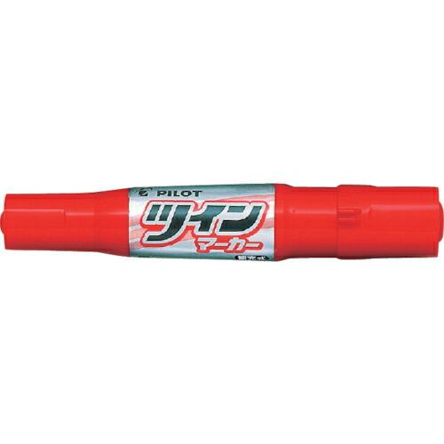 【SALE価格】PILOT 油性マーカー ツインマーカー 細・太 レッド ( MFN-15FB-R ...