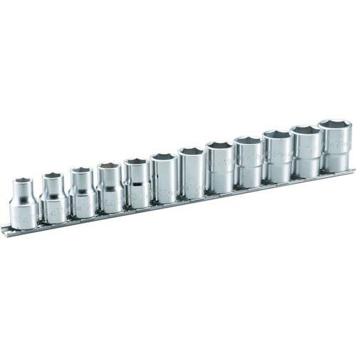 【SALE価格】TONE ソケットセット(6角・ホルダー付) 12pcs 差込角12.7mm ( H...