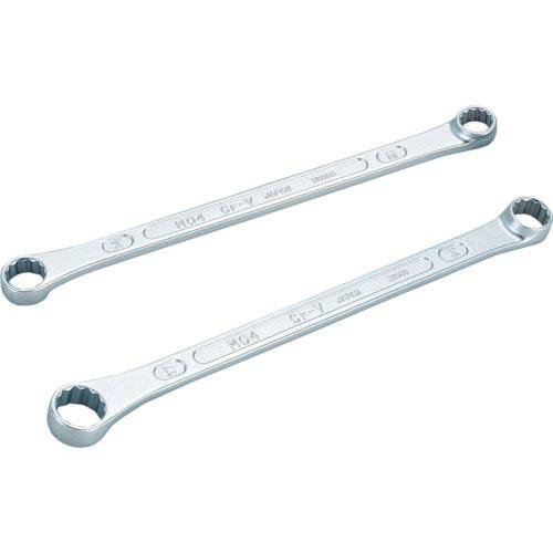 TONE 両口ロングめがねレンチ(ストレート) 対辺寸法12×14mm 全長224mm ( M04-...