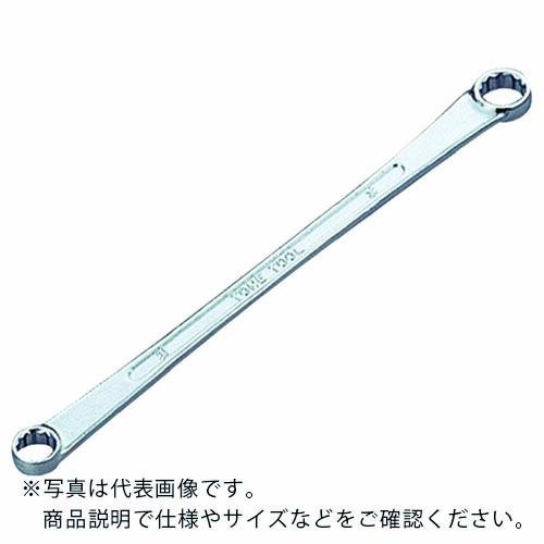 TONE ロングめがねレンチ(15°) 10X12mm ( M15-1012 ) TONE(株)