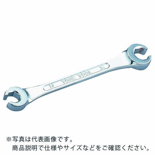 TONE フレアナットレンチ 対辺寸法12×14mm 全長160mm メッキ処理 ( M26-121...