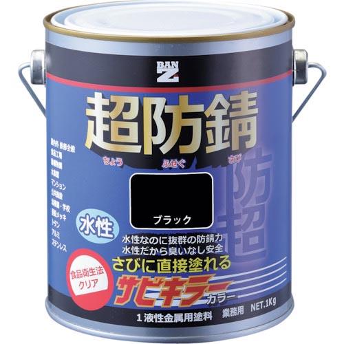 BANーZI 防錆塗料 サビキラーカラー 1kg 黒 N-10  ( B-SKC/K01B ) (4...