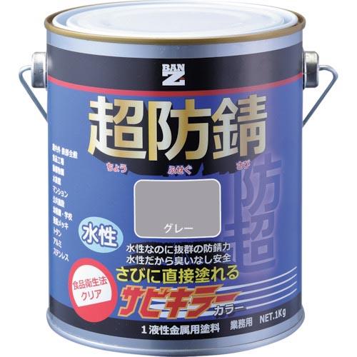 BANーZI 防錆塗料 サビキラーカラー 1kg グレー N-60  ( B-SKC/K01C1 )...