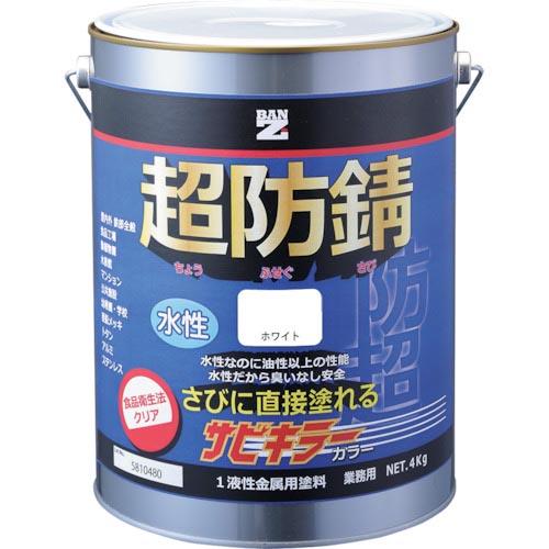 BANーZI 防錆塗料 サビキラーカラー 4kg 白 N-93  ( B-SKC/K04A )