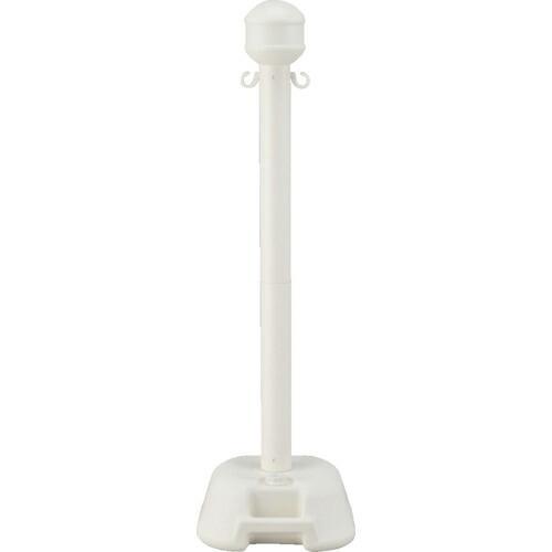 【SALE価格】緑十字 チェーンスタンド(ボーダースタンド) 白 BD-W 1122×330mm (...