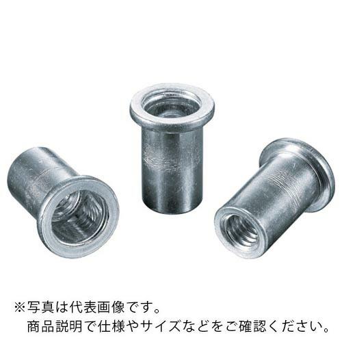 エビ ブラインドナット&quot;エビナット&quot;(平頭・アルミ製) 板厚4.0 M10X1.5(500個入) (...