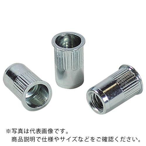 【SALE価格】エビ ローレットナット(薄頭・スティール製) 板厚2.5 M4×0.7(1000個入...