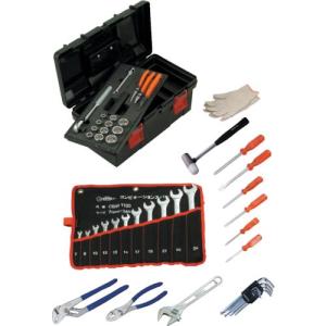 【SALE価格】スーパー プロ用標準工具セット ( S6500N ) (株)スーパーツール｜orangetool
