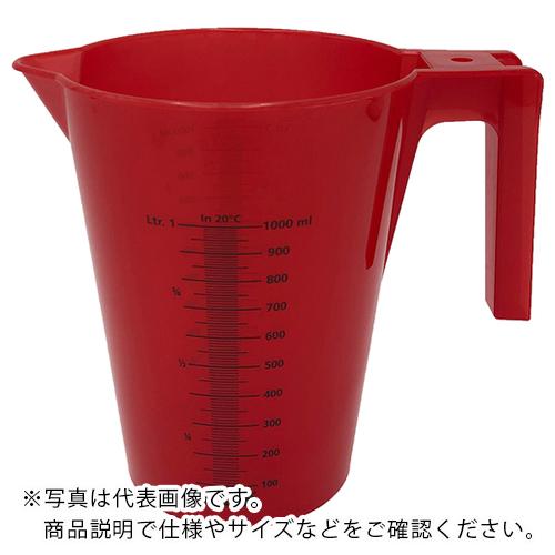 AS 1000mlカラフル手付ビーカー赤12入 ( 4-2228-03 ) アズワン(株) (メーカ...