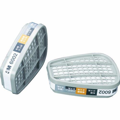 3M コンビネーシヨン吸収缶  2個入り ( 6002 ) スリーエム ジャパン(株)安全衛生製品事...