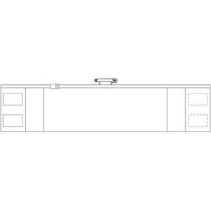 【SALE価格】TRUSCO ファスナー付腕章 白 ( T-36692A ) トラスコ中山(株)｜orangetool