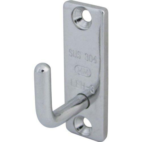 【SALE価格】水本 吊金具(ビス止めタイプ) ステンレス ロングアイフック 30mm×120mm ...