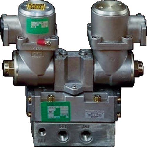 CKD 電磁弁 パイロット式 防爆形5ポート弁 4Fシリーズ(シングルソレノイド) Rc1/2 AC...