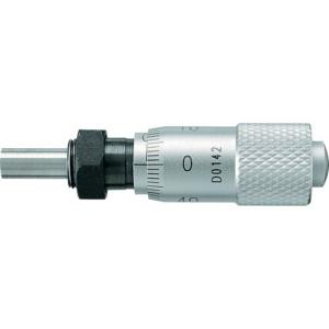 SK マイクロメータヘッド 測定範囲0~6.5mm ナット付ステム 先端平面 ( 1001-350 )｜orangetool