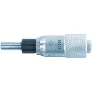SK マイクロメータヘッド 測定範囲0~6.5mm ストレートステム 先端球面 ( 1011-050 )｜orangetool