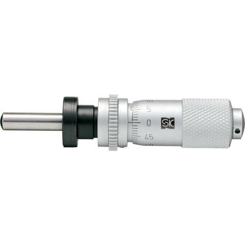 SK マイクロメータヘッド 測定範囲0~13mm ナット・ステムクランプ付 先端球面 ( 1712-...