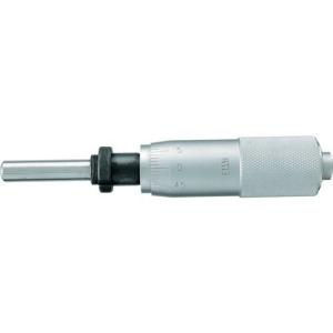 SK マイクロメータヘッド 測定範囲0~25mm ナット付ステム/定圧装置付 先端球面 ( 1813-300 )｜orangetool